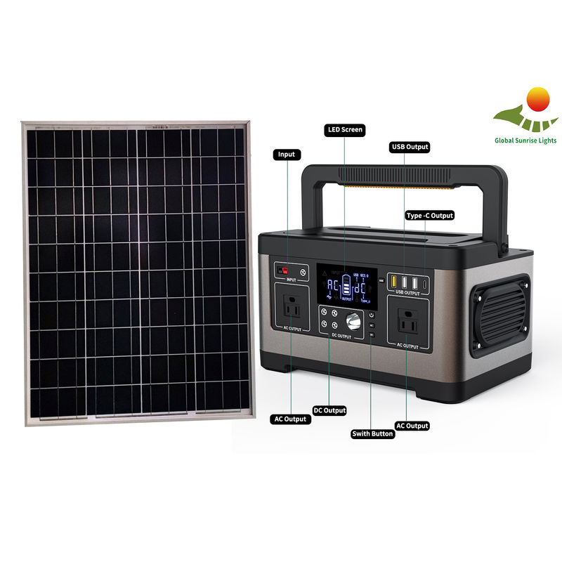 sistema 1000 di illuminazione domestico solare solare portatile del ciclo di vita dei generatori di 120W LiFePO4