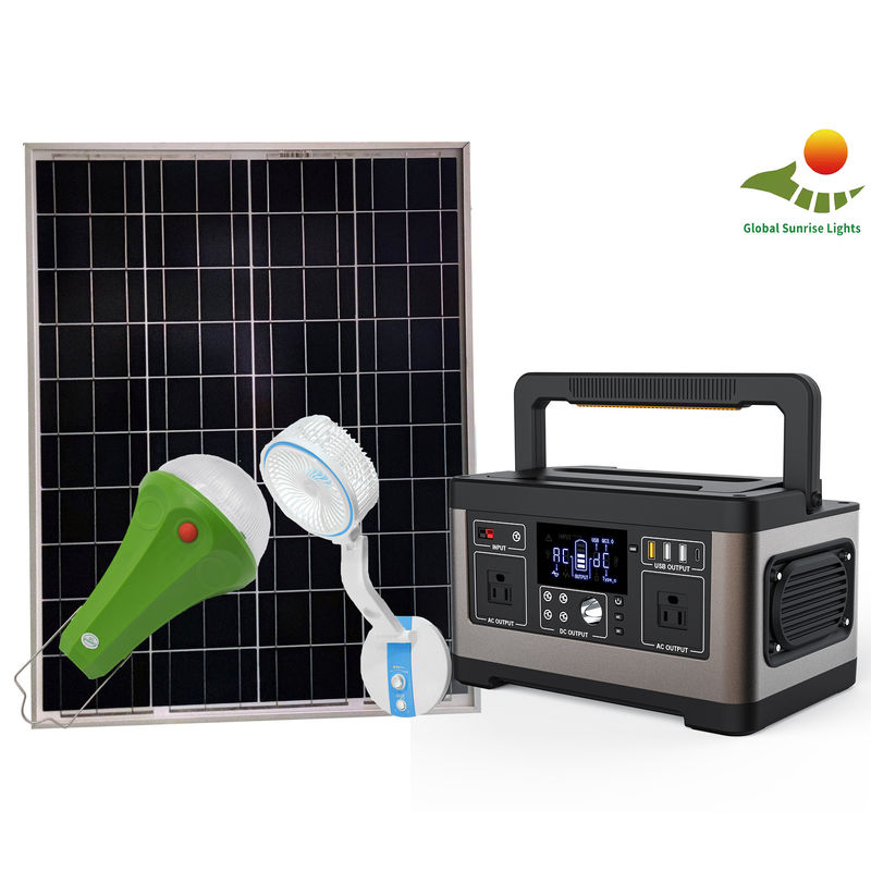 sistema 1000 di illuminazione domestico solare solare portatile del ciclo di vita dei generatori di 120W LiFePO4
