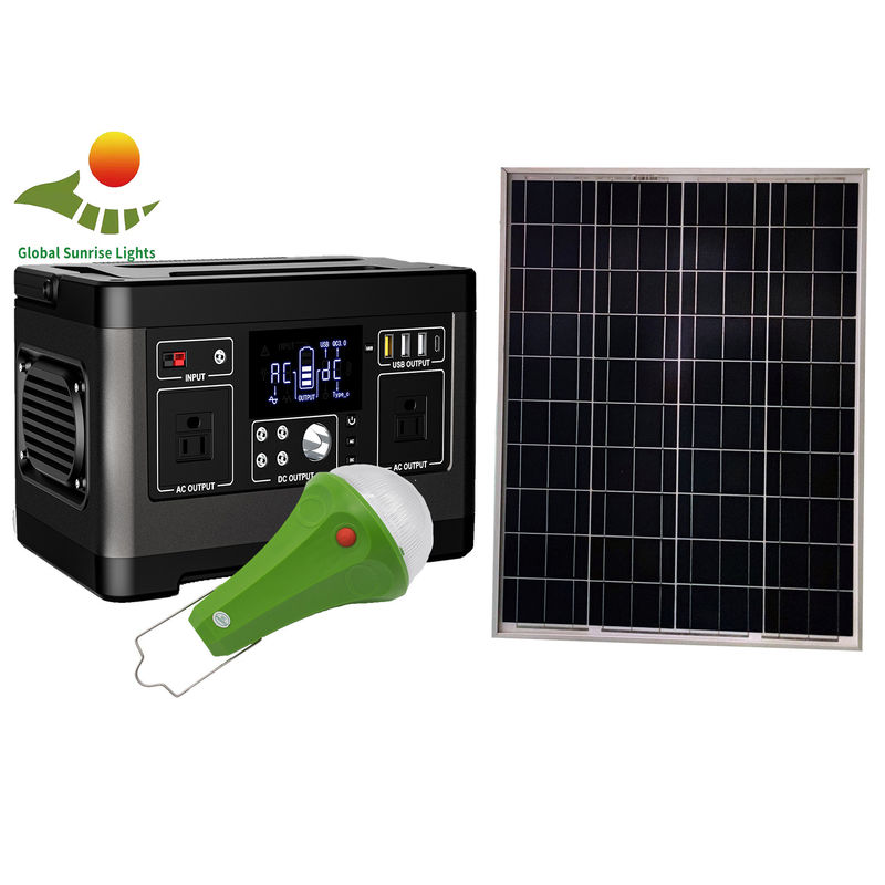 sistema 1000 di illuminazione domestico solare solare portatile del ciclo di vita dei generatori di 120W LiFePO4