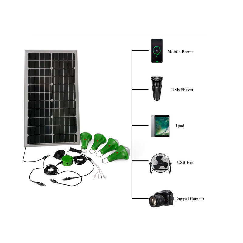 Tipo di cellula Batteria incorporata di litio a energia solare con interruttore di emergenza ricaricabile