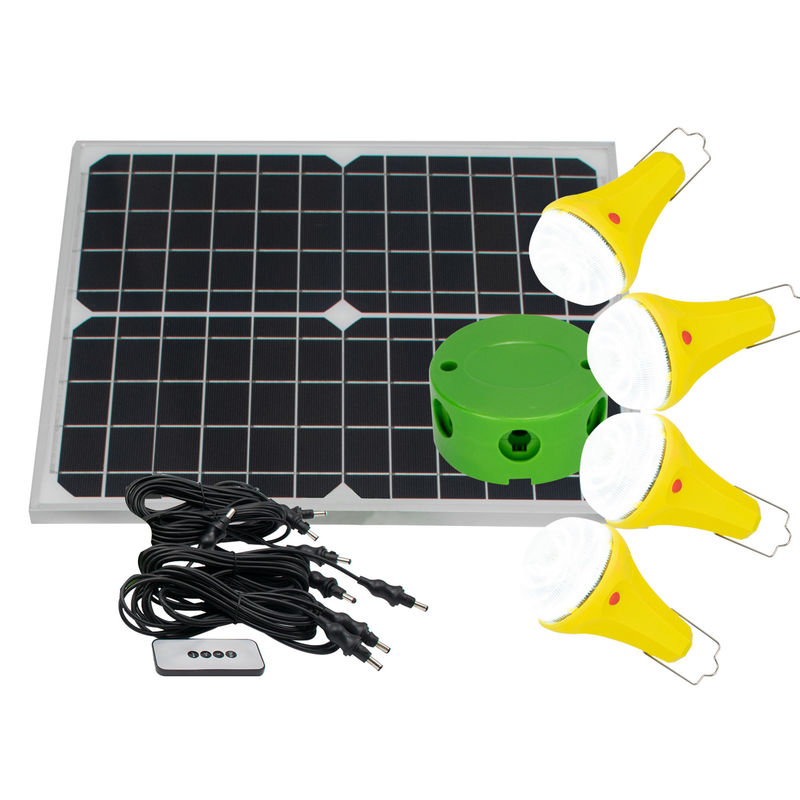 30W Panelli Solari Bianchi Luci IP65 Con Batteria E Invertitore Per Esterno
