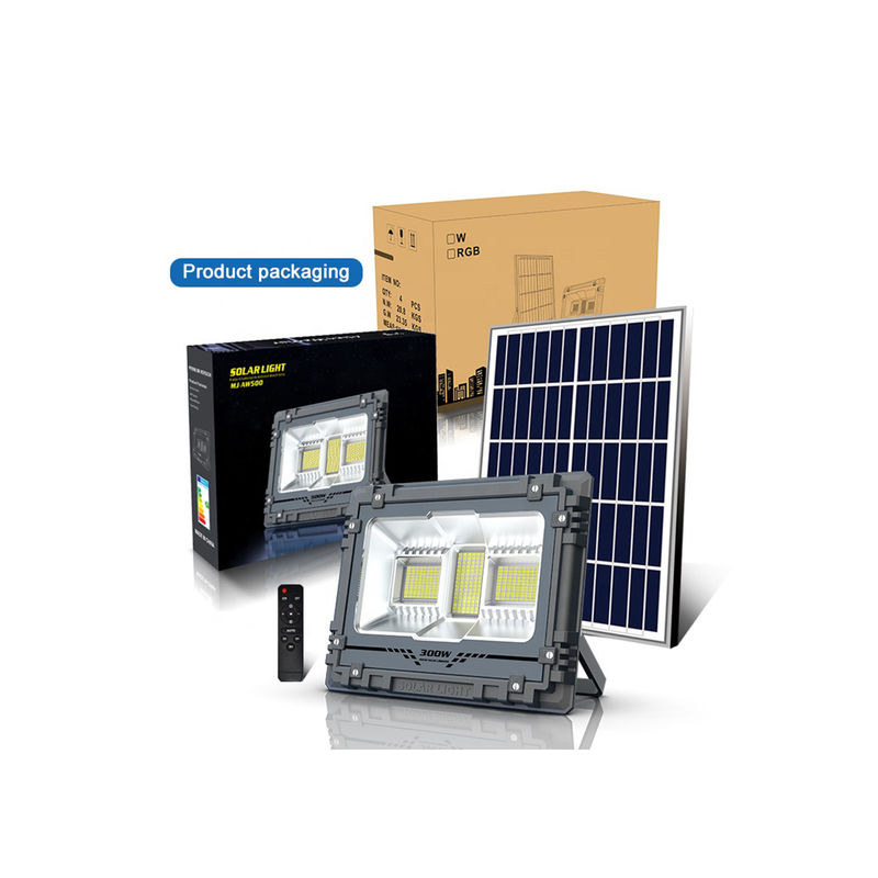 il giardino impermeabile della parete di 300W 600W di inondazione del sensore all'aperto solare della luce ha condotto la CC 6V