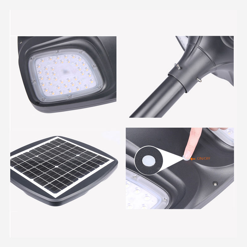 IP65 CC solare impermeabile 6V della lampada 3500K del giardino del sensore di potere dell'iluminazione pubblica del trifoglio LED