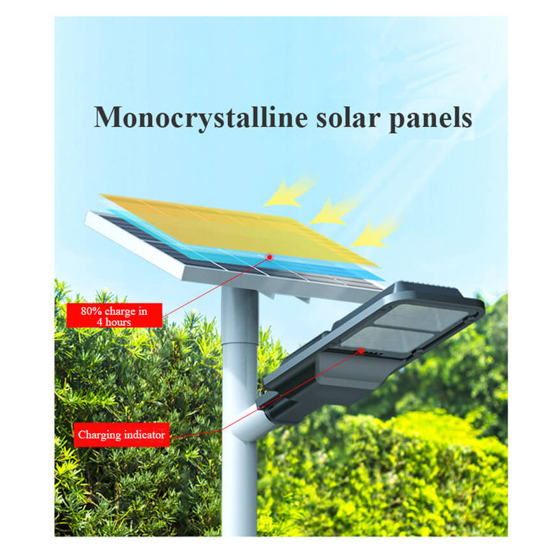 tipo solare all'aperto luce alimentata impermeabile della lampada di via 100W di C LED