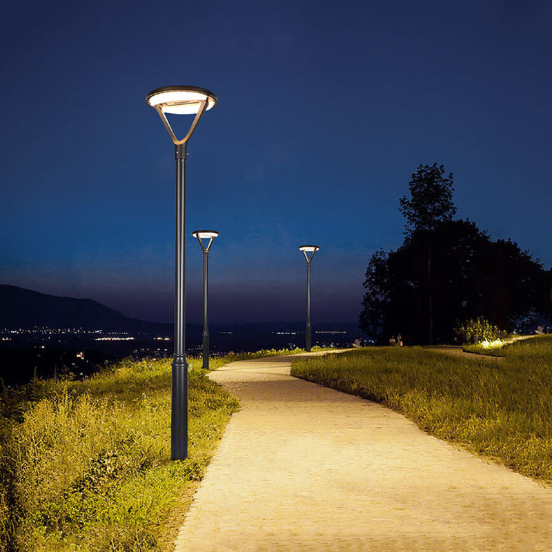 Oggetto decorativo di potere della luce della colonna del portone di vendita calda che accende la luce solare all'aperto del giardino del LED