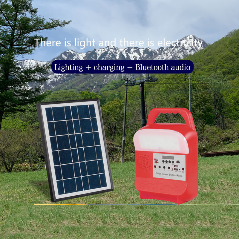 sistema di illuminazione solare portatile del generatore di 6000Mah 5kw Kit Handed Type