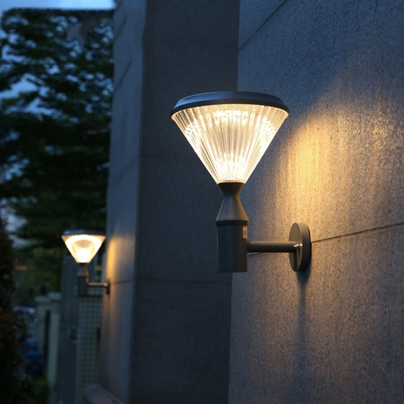Lampada di sicurezza senza fili all'aperto della luce solare della parete di alta luminosità 5w di CC 6V SMD2835