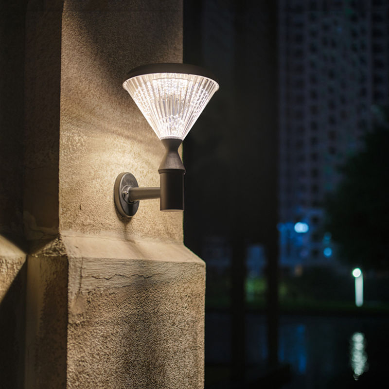 Lampada di sicurezza senza fili all'aperto della luce solare della parete di alta luminosità 5w di CC 6V SMD2835