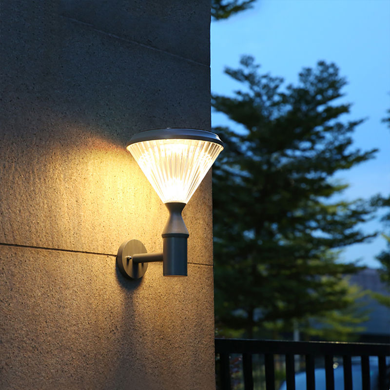 Lampada di sicurezza senza fili all'aperto della luce solare della parete di alta luminosità 5w di CC 6V SMD2835
