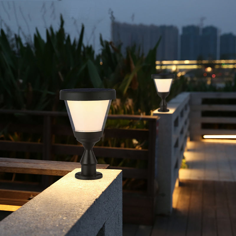 Le luci solari all'aperto della posta di Main Gate Pillar 3.2V LED del recinto fanno il giardinaggio decorazione