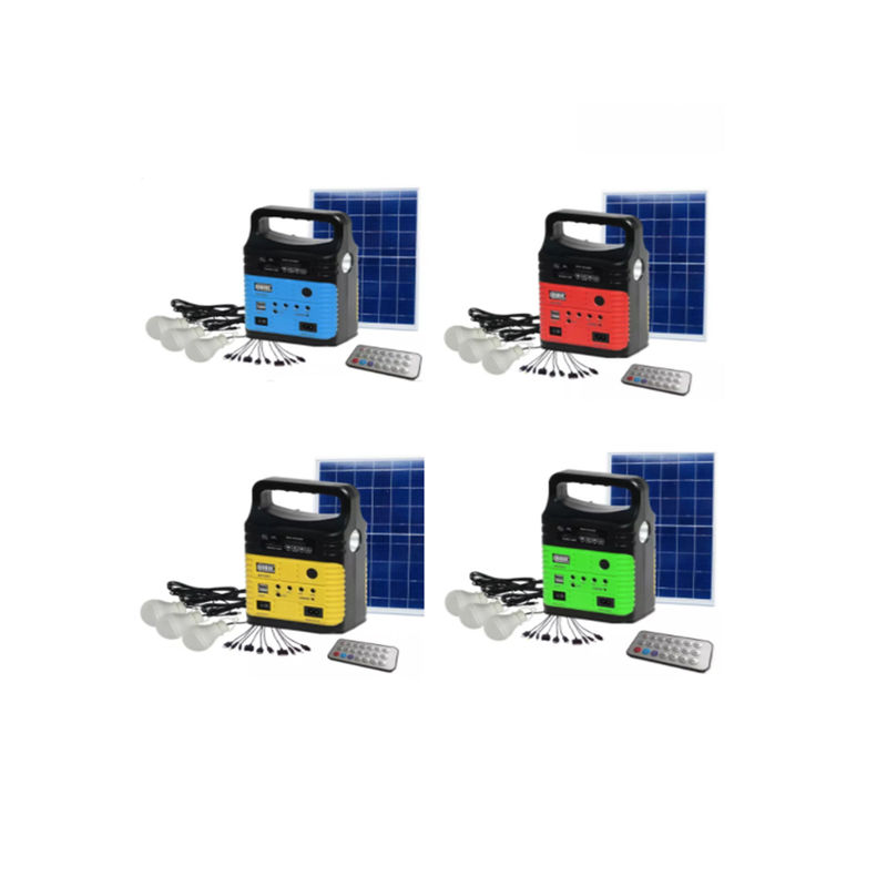 radio portatile MP3 Mini Outdoor Camping del sistema Kit With Built In FM di energia solare 7500mah