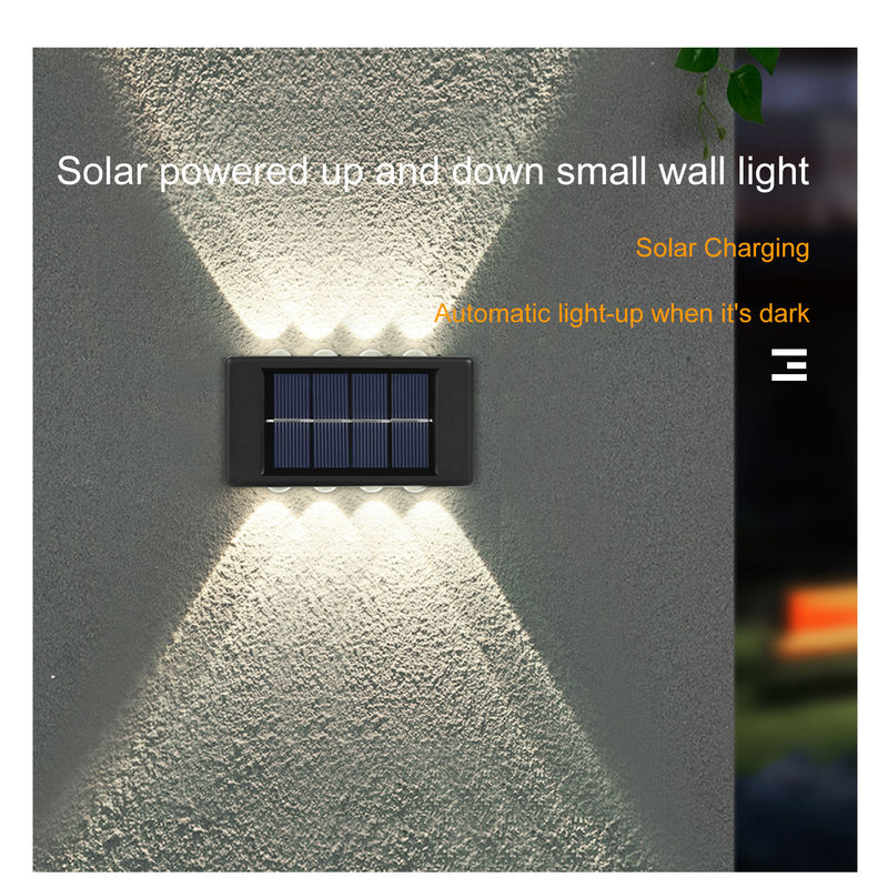 Giardino decorativo all'aperto solare impermeabile d'ardore della luce 600mah LED della parete dell'atmosfera