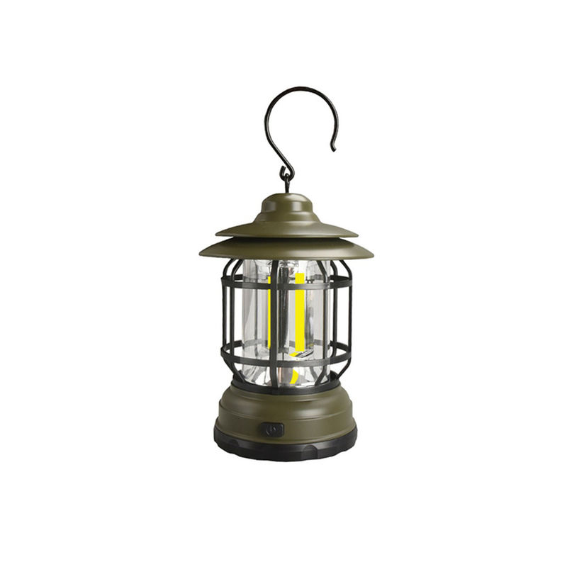 Dimensione compatta 13*12*20cm principale all'aperto della lampada della tenda di Mini Retro Solar Garden Light