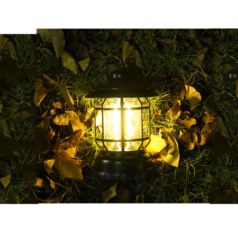 Dimensione compatta 13*12*20cm principale all'aperto della lampada della tenda di Mini Retro Solar Garden Light