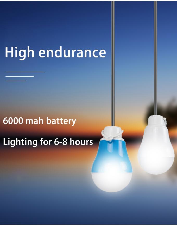 Nuova luce di lampadina leggera ricaricabile solare multifunzionale di emergenza dell'interruzione elettrica della famiglia della luce LED della stalla del mercato di notte