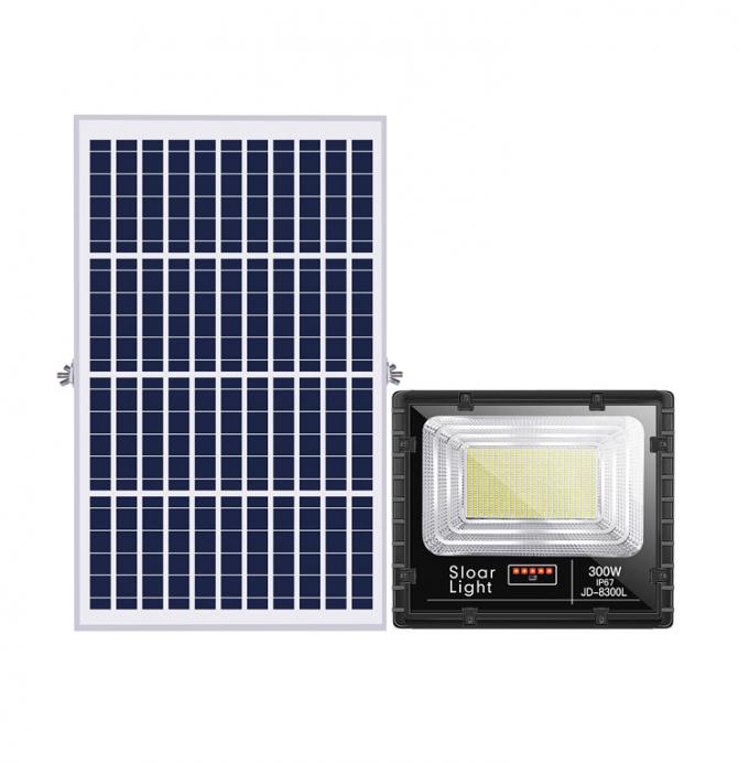 Luce di inondazione solare solare all'aperto di sicurezza LED della lampada 100W per solare dell'iluminazione pubblica del giardino alimentato