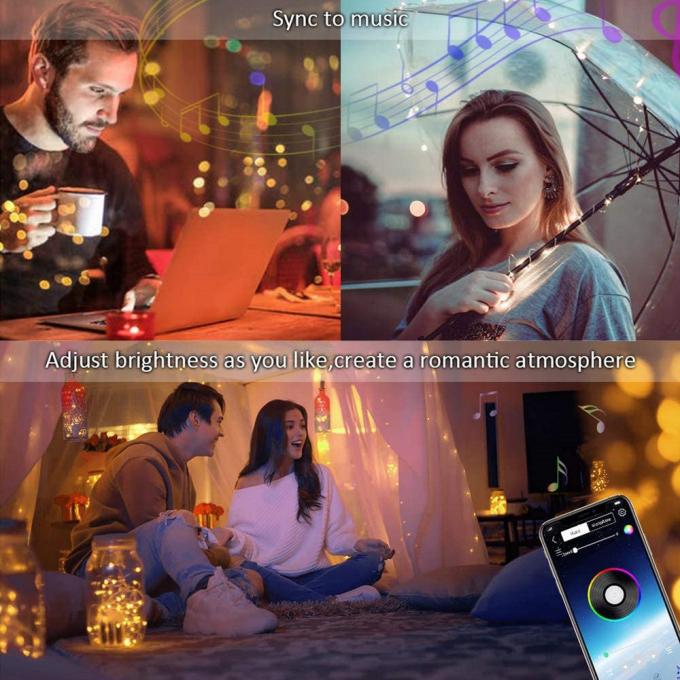 Lampada impermeabile all'aperto di USB della nuova del LED lampada del rame con la vendita all'ingrosso decorativa della corda della lampada di colore di bassa tensione