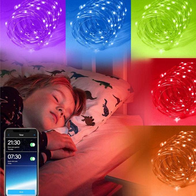 Lampada impermeabile all'aperto di USB della nuova del LED lampada del rame con la vendita all'ingrosso decorativa della corda della lampada di colore di bassa tensione