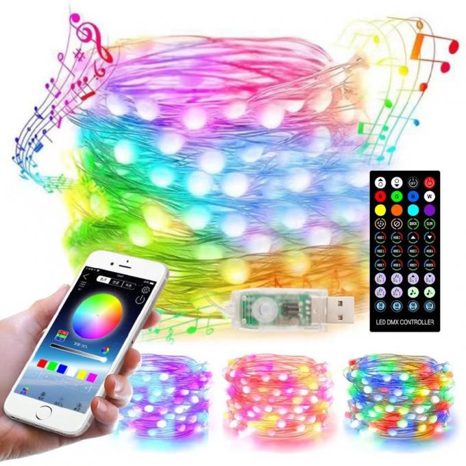 Controllo decorativo solare di APP delle luci della festa nuziale di Halloween 8
