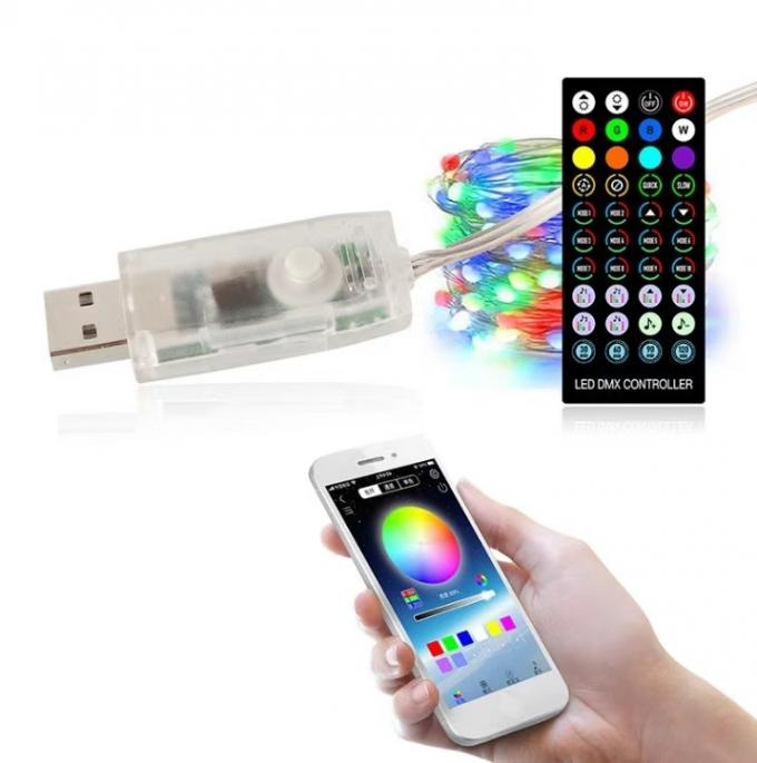 Controllo Halloween di Smart Bluetooth APP delle luci della corda della decorazione LED dell'albero di Natale