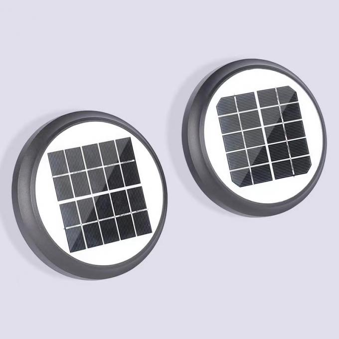 Decorazione di vendita calda Luci solari a led per esterni impermeabili Luci da giardino con faretti per prato 2
