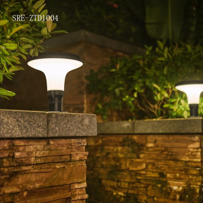 Luce alimentata solare della decorazione della luce della colonna del bene durevole impermeabile all'aperto LED di stile contemporaneo