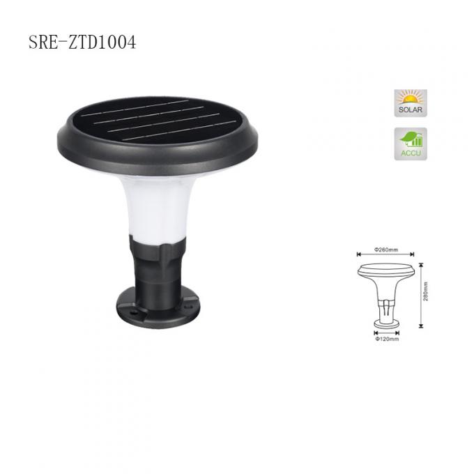 Luce alimentata solare della decorazione della luce della colonna del bene durevole impermeabile all'aperto LED di stile contemporaneo