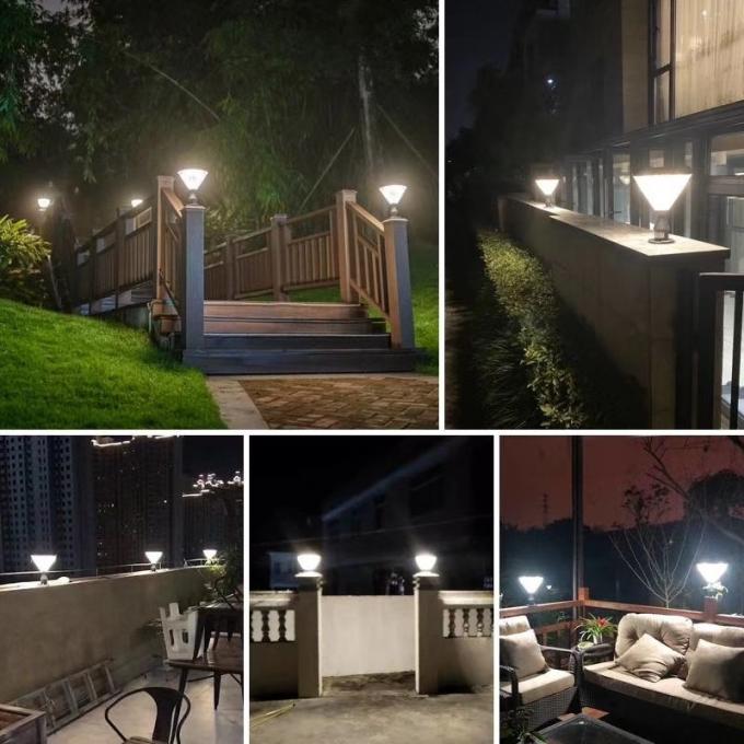 luce alimentata solare del parco del giardino del paesaggio 3W con Palo