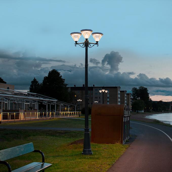 Le poste di alta qualità il LED Palo fanno il giardinaggio luce solare del prato inglese della colonna della lampada
