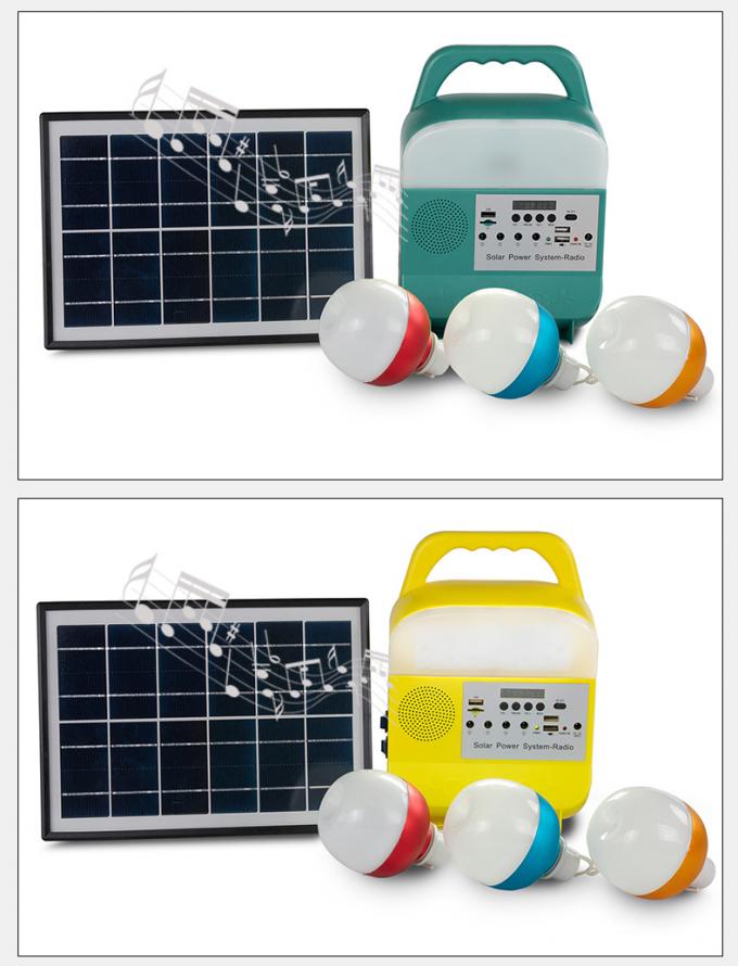 Lampada di campeggio portatile domestica del sistema economizzatore d'energia leggero ricaricabile a energia solare del LED