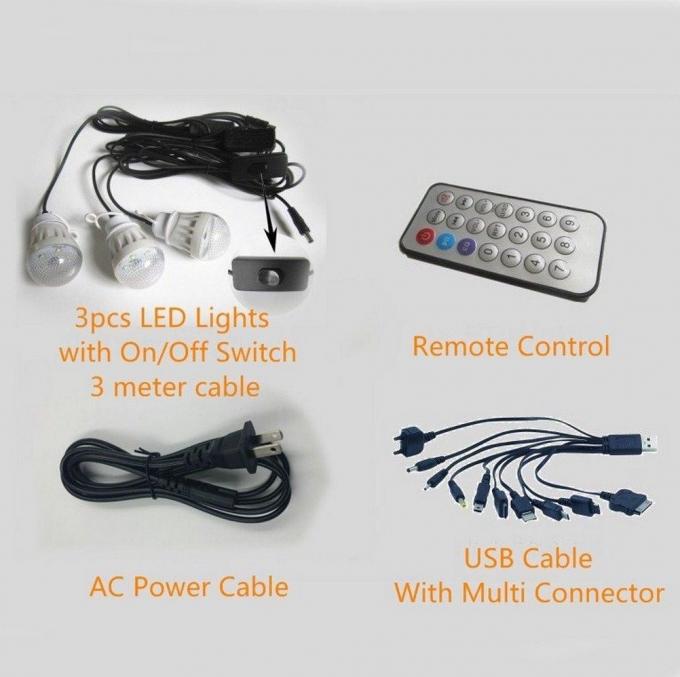 Avventura di campeggio all'aperto leggera elettrico-solare 2021 con illuminazione del telecomando della radio LED di Bluetooth