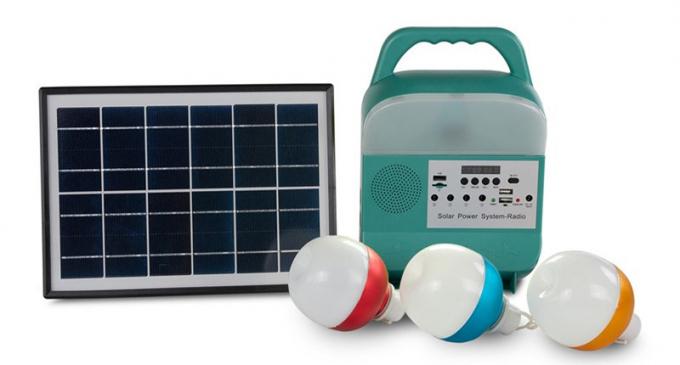 Faro multifunzionale del sistema della generazione di energia solare del portatile portatile all'aperto con l'audio radio ricaricabile di Bluetooth
