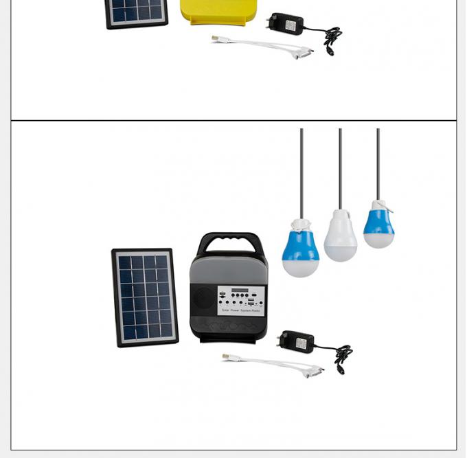 Luce solare d'accensione domestica del prodotto 5V Kit Power System Radio 3W 5W 10W della fabbrica della Cina