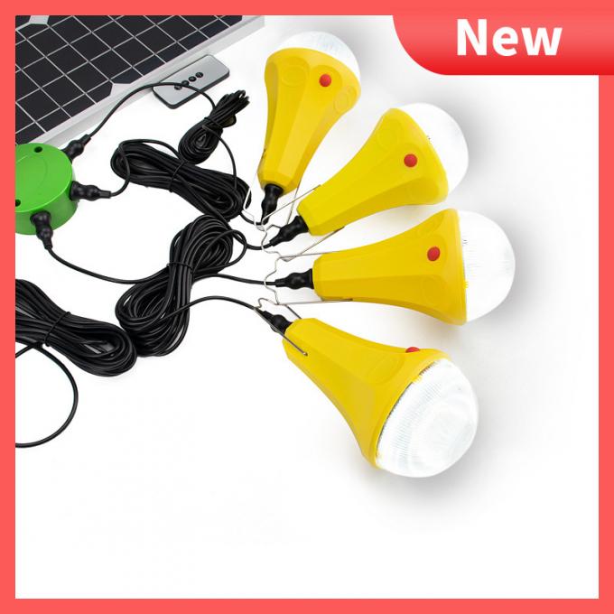 Corredo di Mini Solar Energy System Lighting della casa di 2020 aggiornamenti con telecomando