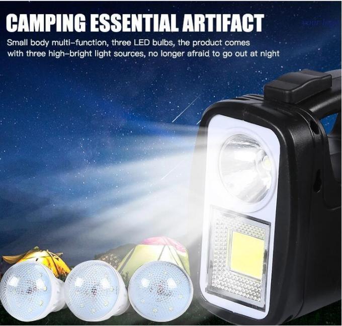 Il portatile solare accende l'illuminazione multiuso solare con le lampade all'aperto solari di USB