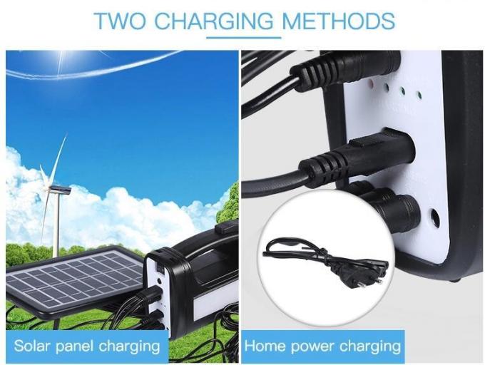 Il portatile solare accende l'illuminazione multiuso solare con le lampade all'aperto solari di USB