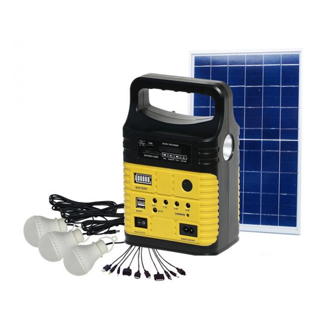 dell'interno solare della lampada 10W della radio solare solare di FM accendendo 3790 luci globali di alba