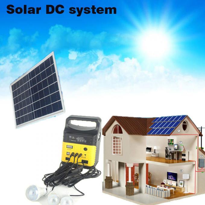 Corredo solare della radio solare di FM fuori dalla luce domestica solare Kit Global Sunrise Lights del sistema solare 10W di griglia 8