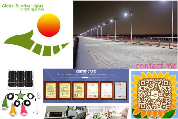 Corredo solare della radio solare di FM fuori dalla luce domestica solare Kit Global Sunrise Lights del sistema solare 10W di griglia 9