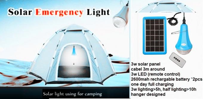 Pannello solare fuori da illuminazione all'aperto alimentata solare Kit Solar Light del sistema solare di griglia