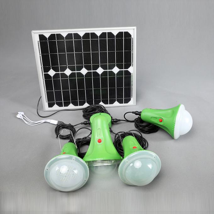 Lampada ricaricabile solare del sistema energetico di energia solare 475lum con un hub di 6 fori