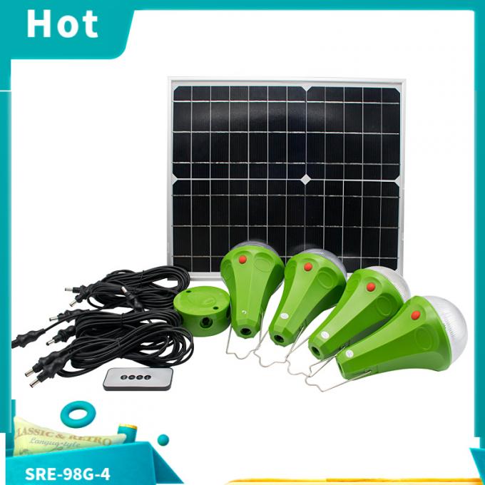 Il LED alimentato solare fa luce con il sistema di illuminazione domestico solare telecomandato