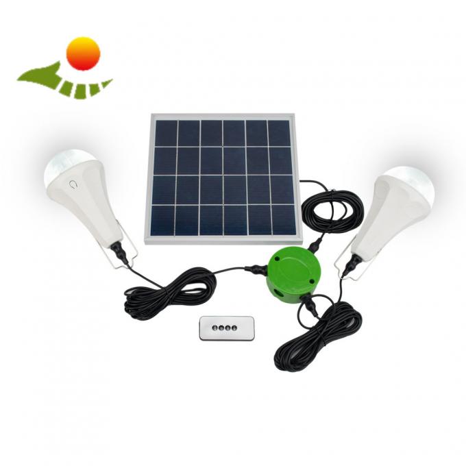 Luci globali di alba del sistema solare di illuminazione di pannello solare del corredo del caricatore leggero solare domestico di USB