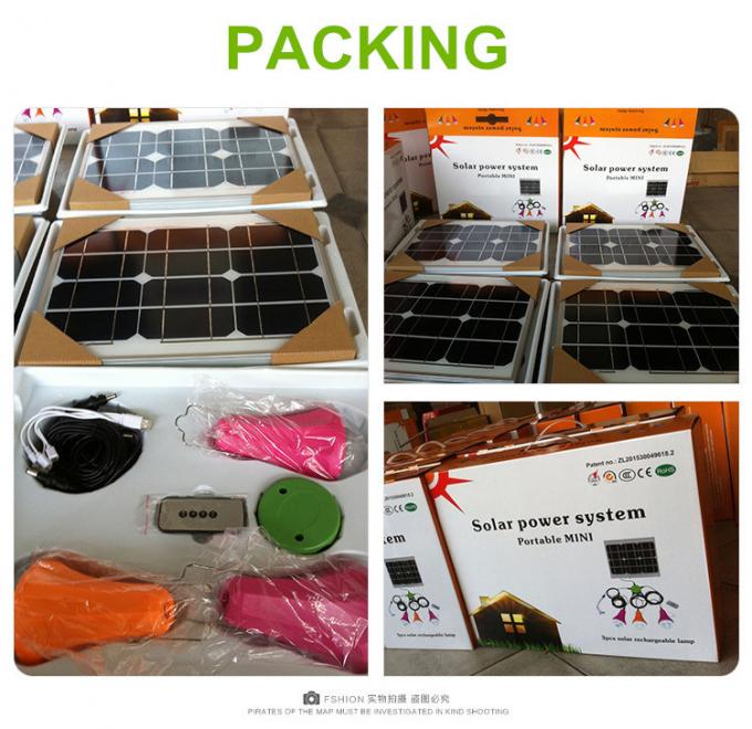 Funzione solare di Dimmable delle luci alimentate 12LED con il regolatore a distanza