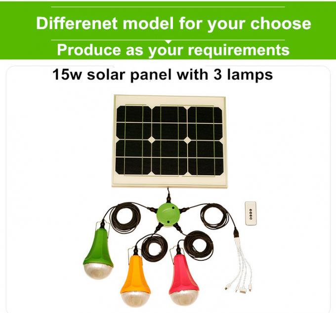 Funzione solare di Dimmable delle luci alimentate 12LED con il regolatore a distanza