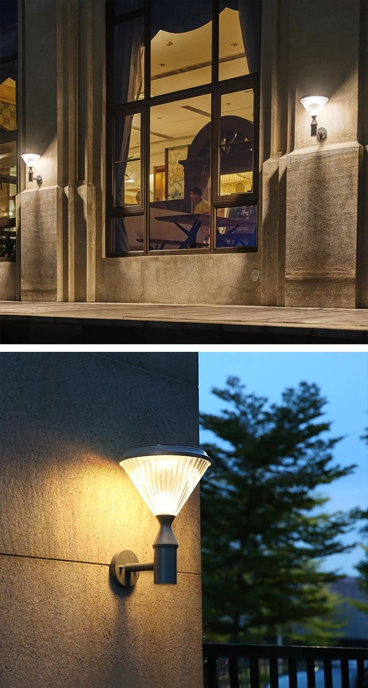 Lampada di sicurezza senza fili all'aperto della luce solare della parete di alta luminosità 5w di CC 6V SMD2835 1