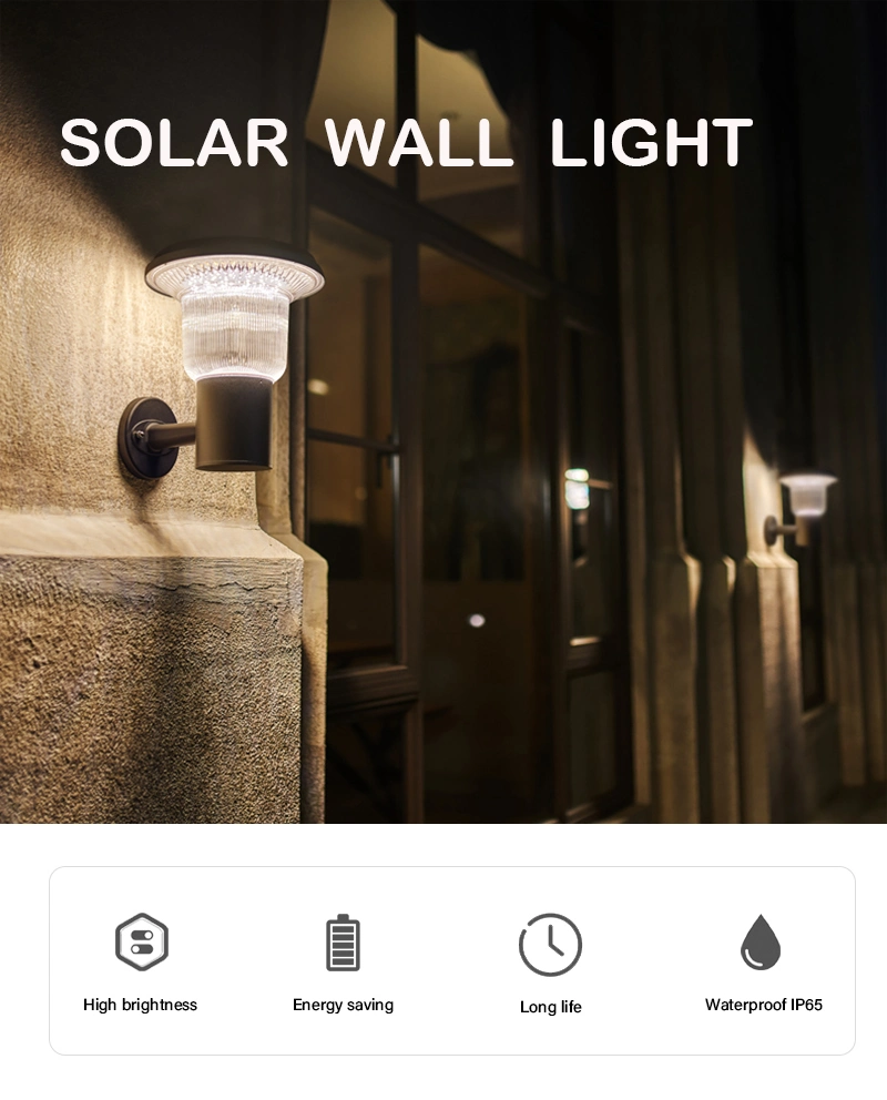 Luce solare impermeabile all'aperto all'ingrosso della parete di IP65 3000K 6000K con CE RoHS