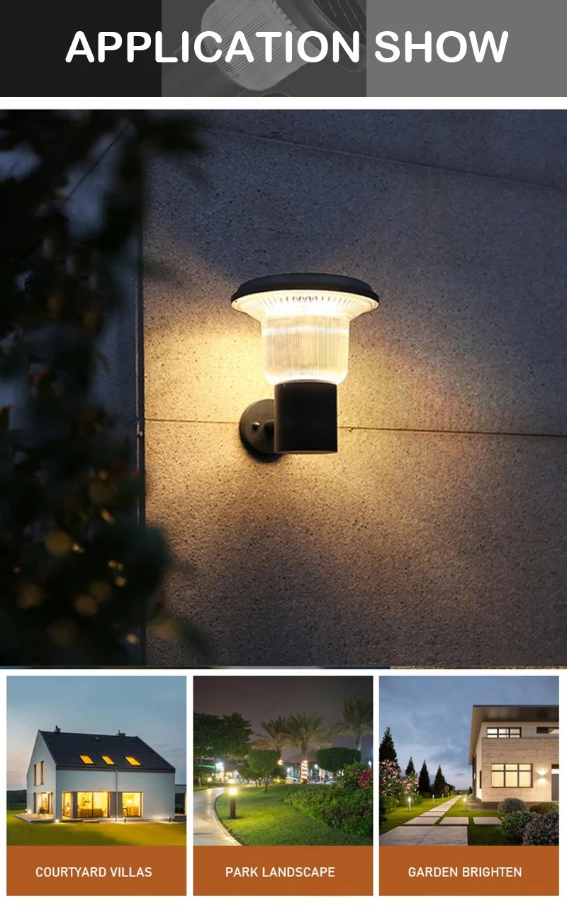 Luce solare impermeabile all'aperto all'ingrosso della parete di IP65 3000K 6000K con CE RoHS