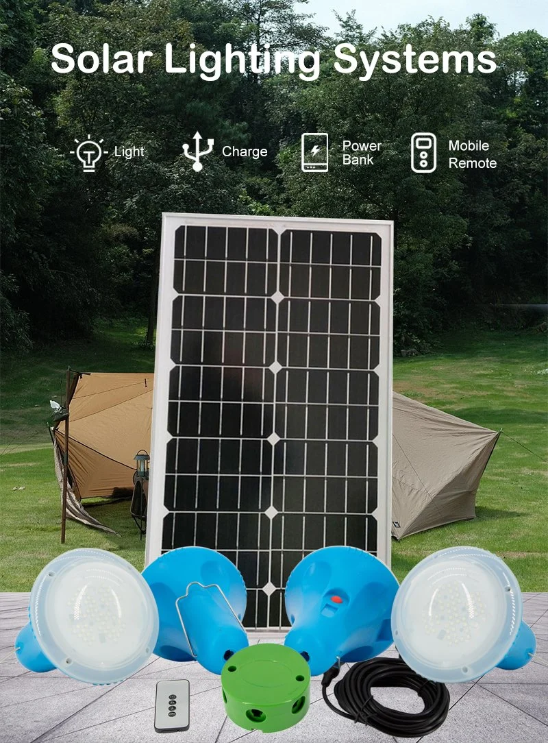 Il caricatore esterno del telefono cellulare utilizza la radio portatile della Banca di energia solare fuori dei sistemi Kit Solar Light di energia solare