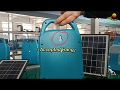 Kit di illuminazione solare portatili Lampadine a LED di nuovo design con pannello solare